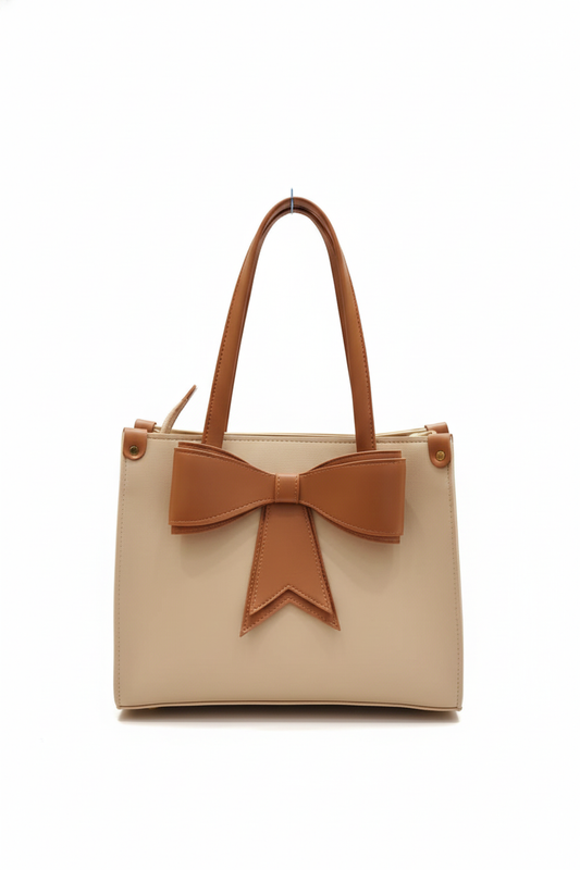 Premium Bow Accent Handbag